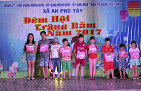 Chương trình vui tết trung thu cùng các em thiếu nhi tại xã An Phú Tây, huyện Nhà Bè