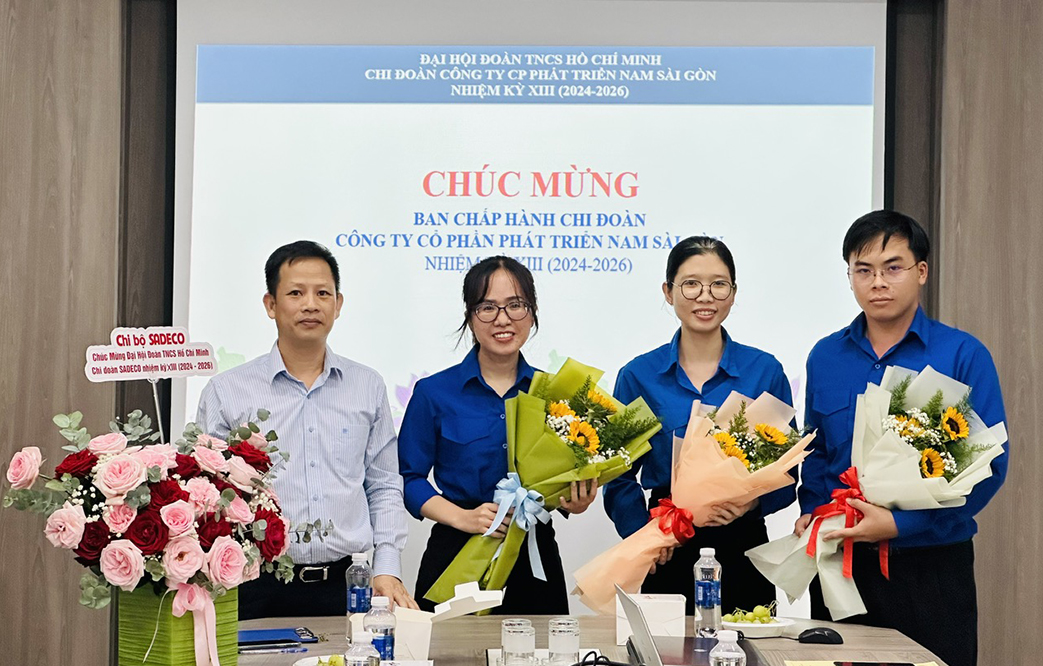 Chi đoàn Công ty CP Phát triển Nam Sài Gòn (SADECO) tổ chức thành công Đại hội Đoàn thanh niên Cộng sản Hồ Chí Minh nhiệm kỳ XIII (2024-2026)