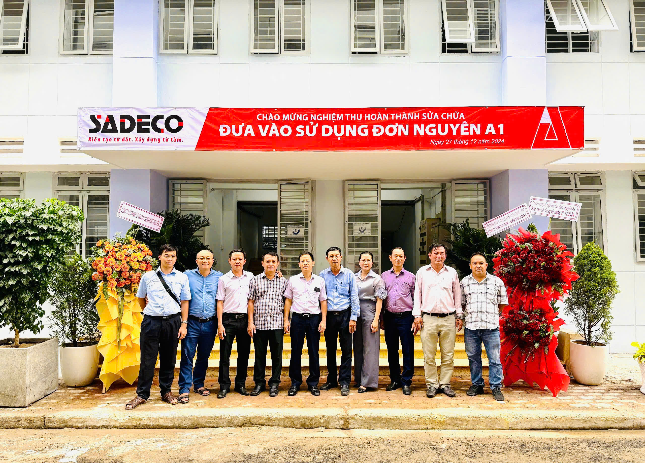 SADECO hoàn thành công tác sửa chữa và đưa vào sử dụng đơn nguyên A1 thuộc Khu lưu trú công nhân - Khu chế xuất Tân Thuận